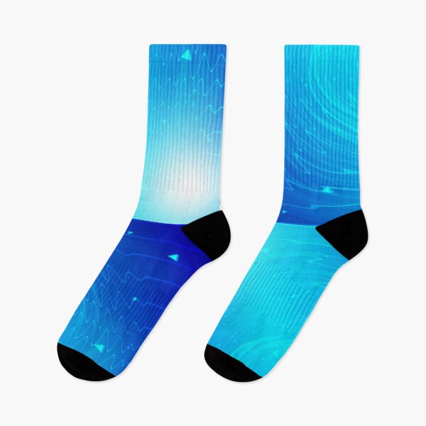 Aperçu de l'œuvre Blue Abstract ripple Gradient Design créée et vendue par CreativeFrndz.