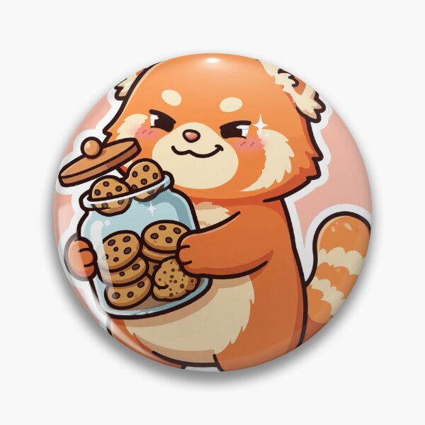 Item preview, Professional Snack Thief Funny Red Panda Sticker designed and sold by WhaleStore.