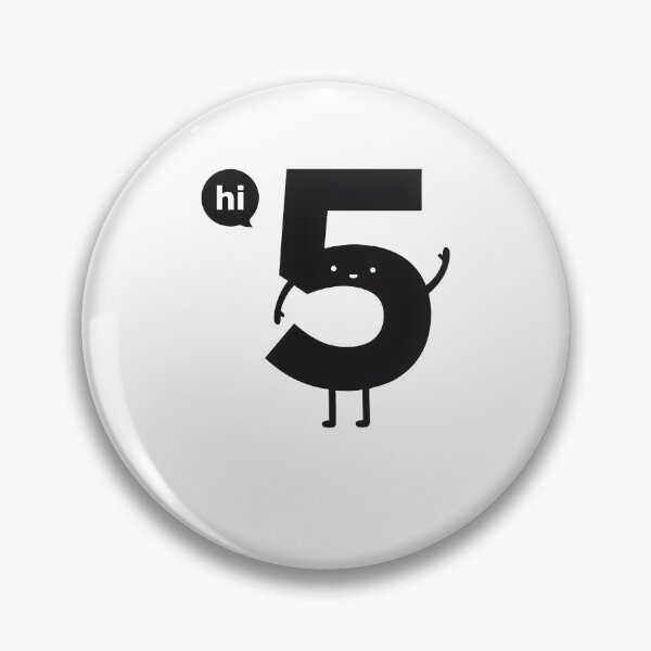 Item preview, Cute Hi 5 Number Character  designed and sold by 27Maydesign.