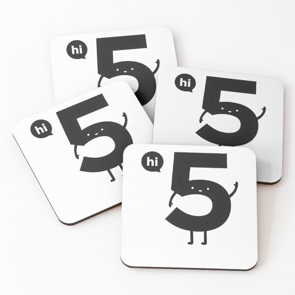 Item preview, Cute Hi 5 Number Character  designed and sold by 27Maydesign.