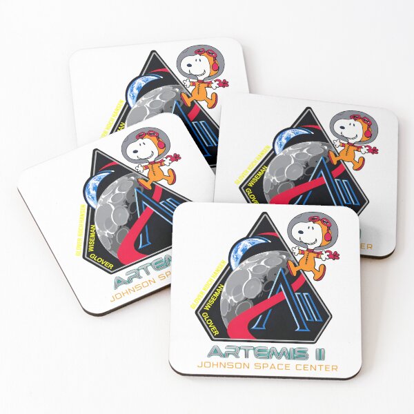 Item preview, Snoopy Artemis Ii Mission Astronaut Patch designed and sold by almeineed.