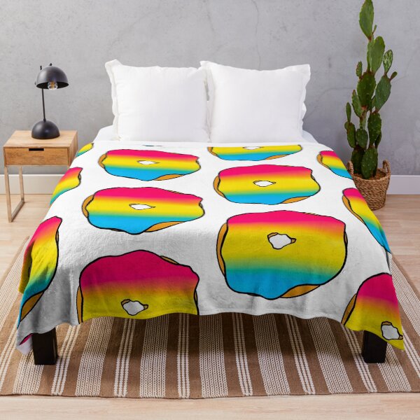Item preview, pansexual flag donut designed and sold by notastranger.