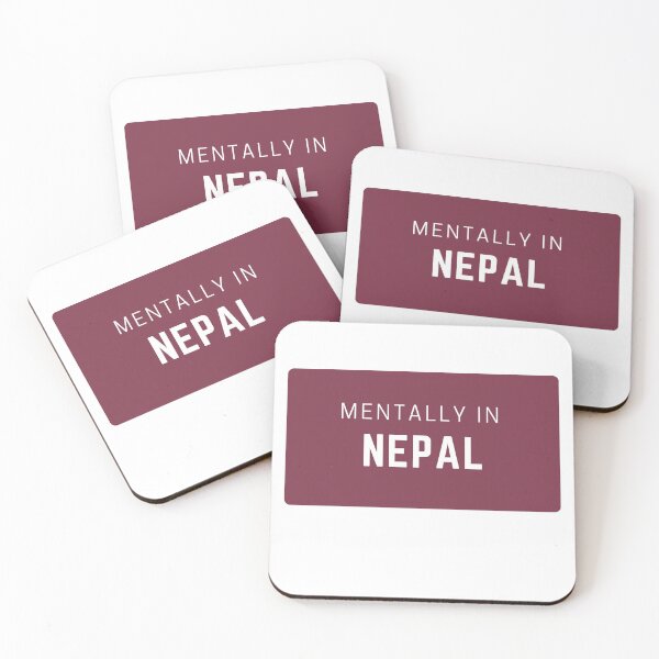 Item preview, Mentally in Nepal - Minimal designed and sold by drymartini52.