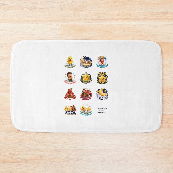 Item preview, Nursery Rhyme Sticker Pack – Cute Kids Character Sticker Set designed and sold by LearnFunStore.