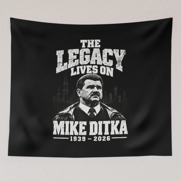 Artikelvorschau, Mike Ditka Tribut entworfen und verkauft von DogWorldArt.