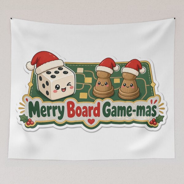 Artikelvorschau, Board Game Christmas Merry Board Game-mas Gift entworfen und verkauft von Soft Merch.