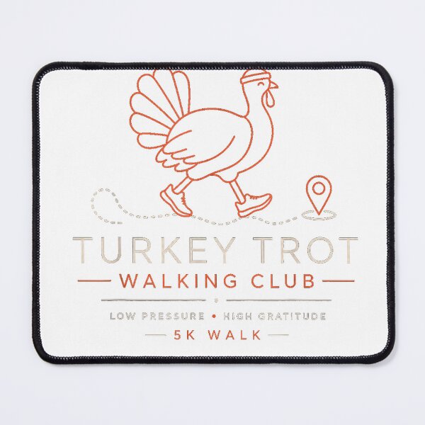 Item preview, Turkey Trot 5K Walking Club Turkey T-Shirt designed and sold by Pahagh19.