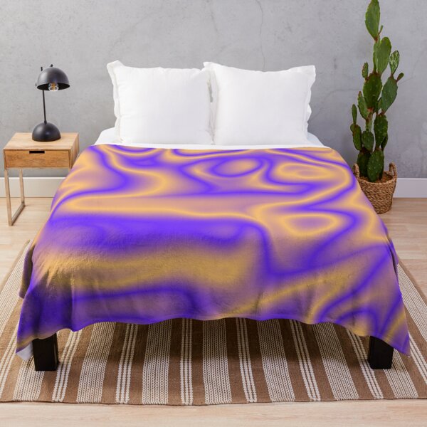 Item preview, Molten Gold and Purple Fluid Waves designed and sold by formularenii.