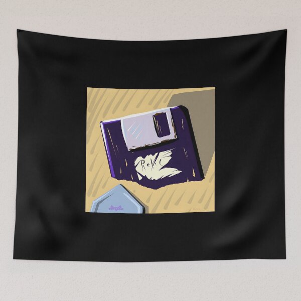 Item preview, Retro Floppy Disk Artwork designed and sold by Catsi-Nook-Art.