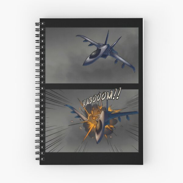 Item preview, Fighter Jet Midair Collision Comic Art designed and sold by Drazzone.