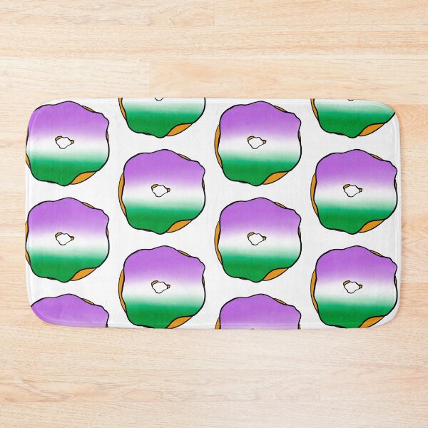 Item preview, Donut con la bandera de género no binario designed and sold by notastranger.