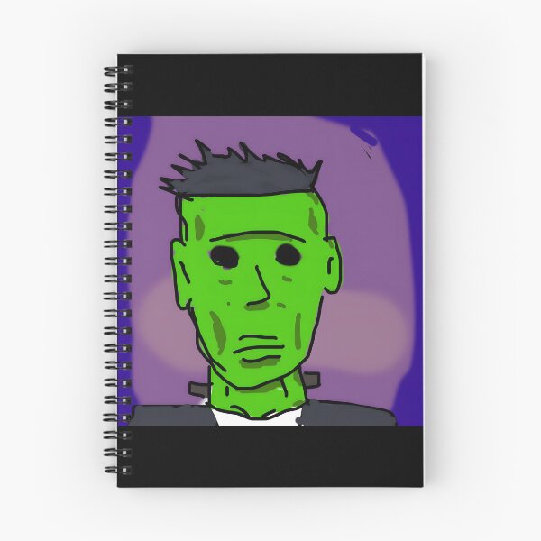 Item preview, Cartoon Green Monster with Black Hair designed and sold by PeaceTypo.