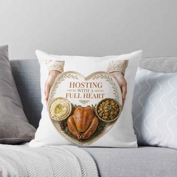 Item preview, Hosting With A Full Heart Thanksgiving Hostess designed and sold by BernoNickel.