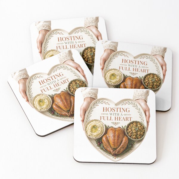 Item preview, Hosting With A Full Heart Thanksgiving Hostess designed and sold by BernoNickel.