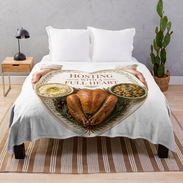 Item preview, Hosting With A Full Heart Thanksgiving Hostess designed and sold by BernoNickel.