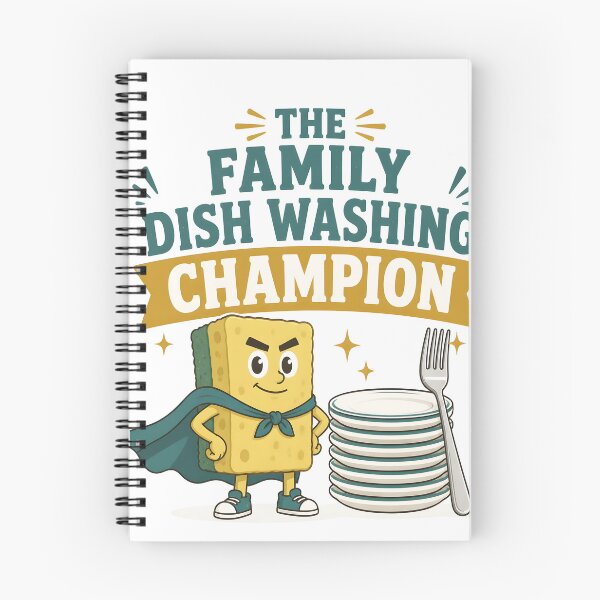 Item preview, The Family Dish Washing Champion Funny Cleanup designed and sold by BernoNickel.
