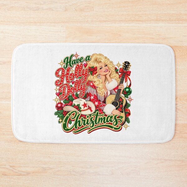 Item preview, Have a Holly Dolly Christmas T-Shirt | Country Christmas Holiday Glam Tee designed and sold by graphic-genie.