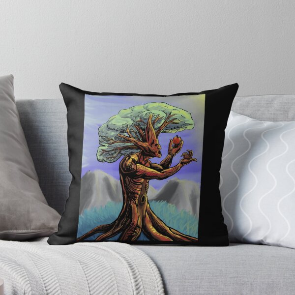 Item preview, Tree Spirit Holding Apple Fantasy Art designed and sold by J-Mindful.