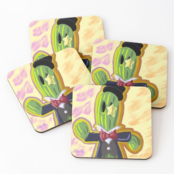 Item preview, Dapper Cactus Character Illustration designed and sold by Catsi-Nook-Art.