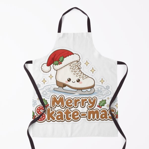 Artikelvorschau, Figure Skating Christmas Merry Skate-mas Gift entworfen und verkauft von Soft Merch.