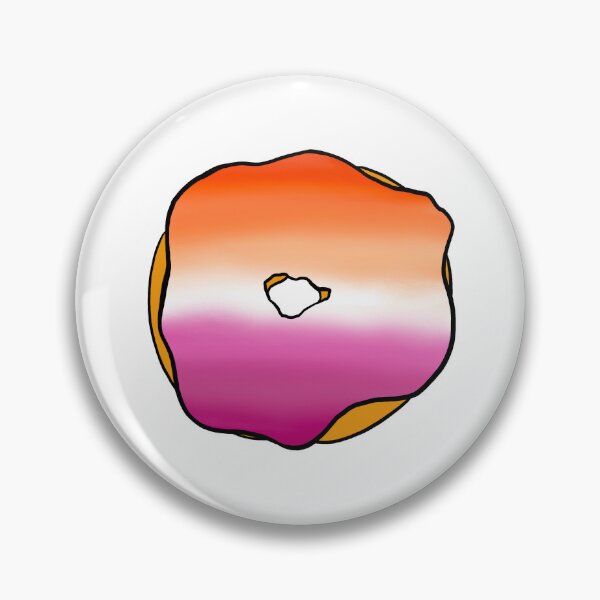 Item preview, lesbian flag donut designed and sold by notastranger.