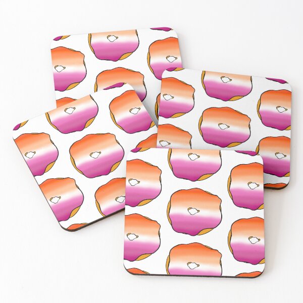 Item preview, lesbian flag donut designed and sold by notastranger.