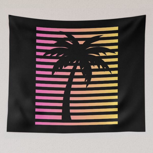 Item preview, Sunset Palm Tree Silhouette Art designed and sold by Artography Designs.