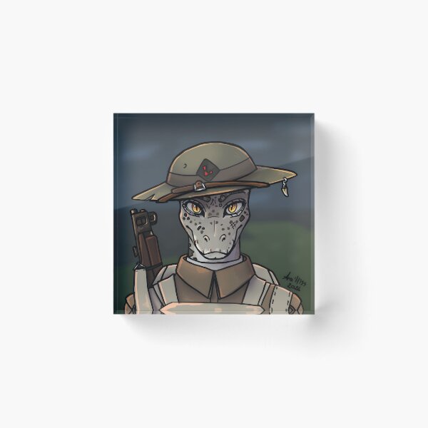 Item preview, Lizard Soldier in Military Gear designed and sold by Baby-Care.