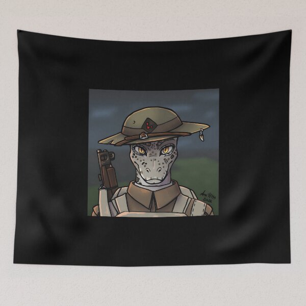 Item preview, Lizard Soldier in Military Gear designed and sold by Baby-Care.
