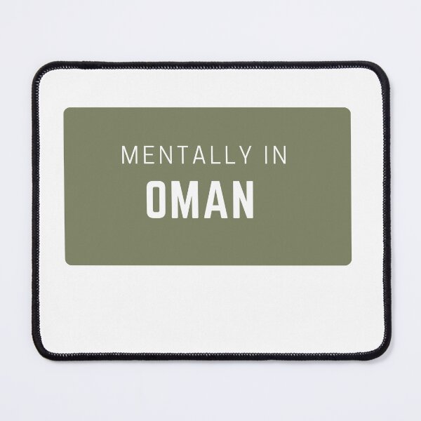 Item preview, Mentally in Oman - Minimal designed and sold by drymartini52.