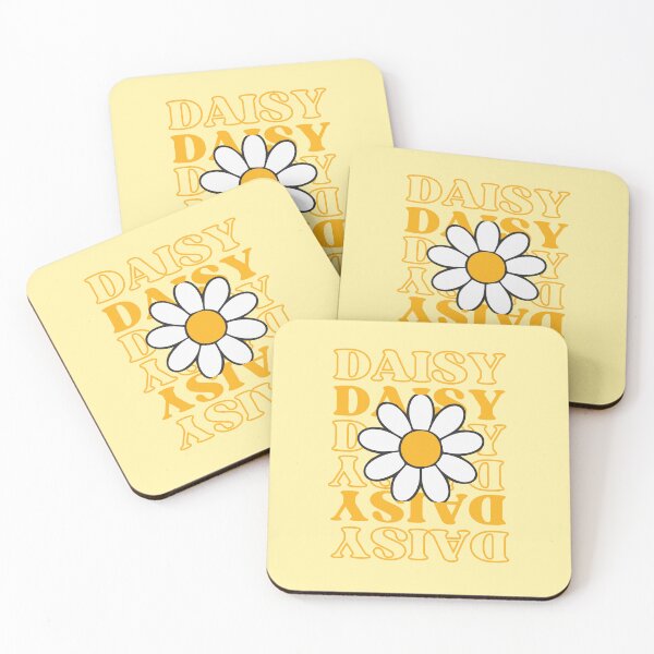 Item preview, Retro Daisy Flower Stacked Typography designed and sold by MKTreasures.