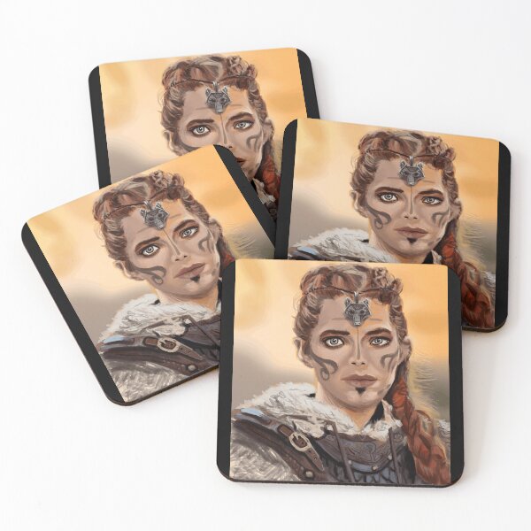 Item preview, Norse Warrior with Shield and Braided Hair designed and sold by J-Mindful.