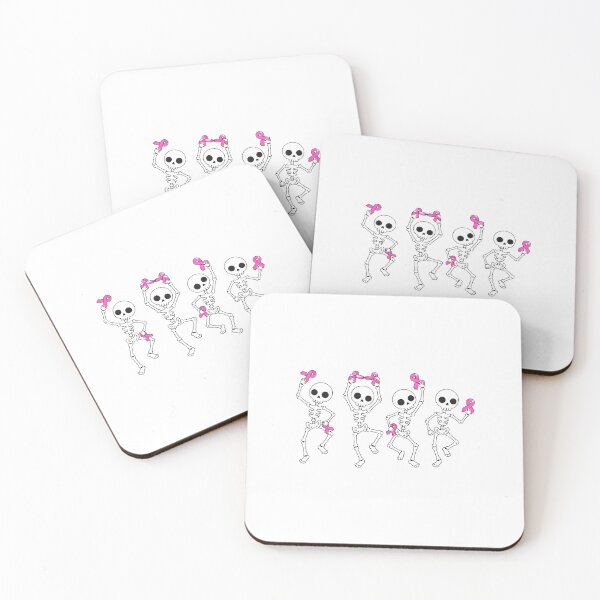 Item preview, Dancing Skeletons Pink Ribbon Awareness designed and sold by MLETEM-P.
