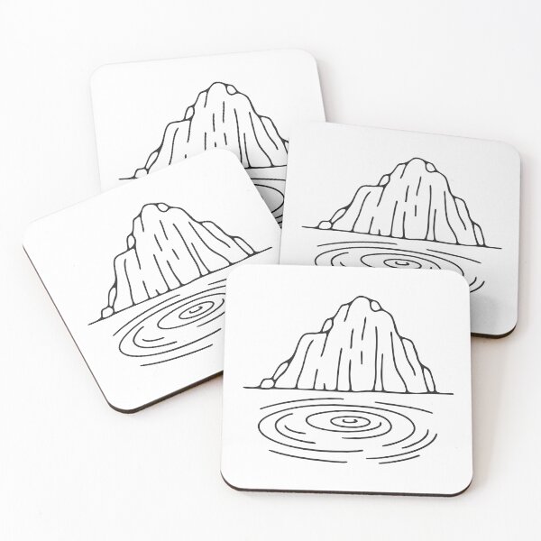 Item preview, A whirlpool forming beside a rock jutting out of the river designed and sold by rasagamastore.
