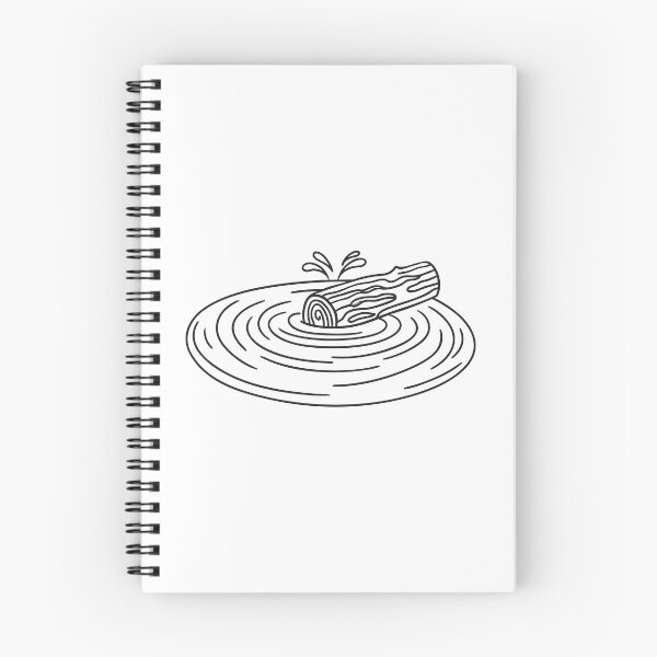 Item preview, A whirlpool forming close to a submerged log in the stream designed and sold by rasagamastore.