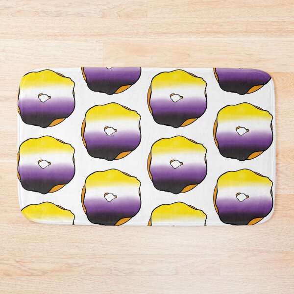 Item preview, non-binary flag donut designed and sold by notastranger.