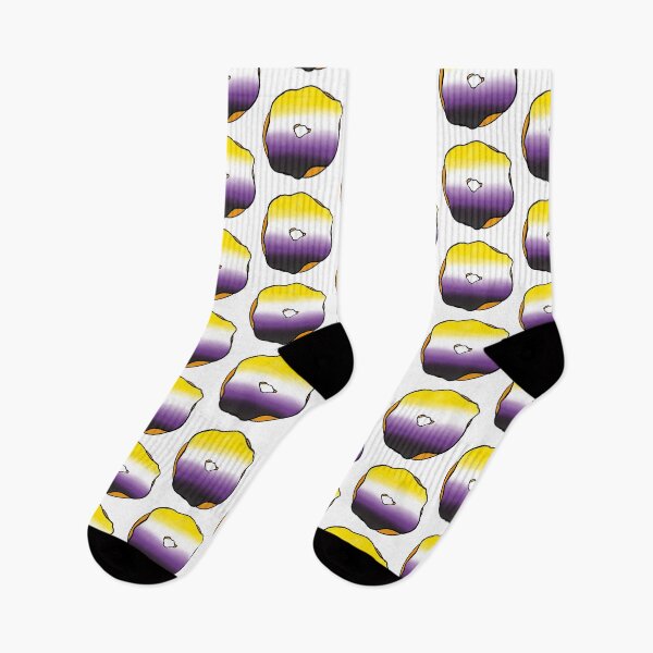 Item preview, non-binary flag donut designed and sold by notastranger.