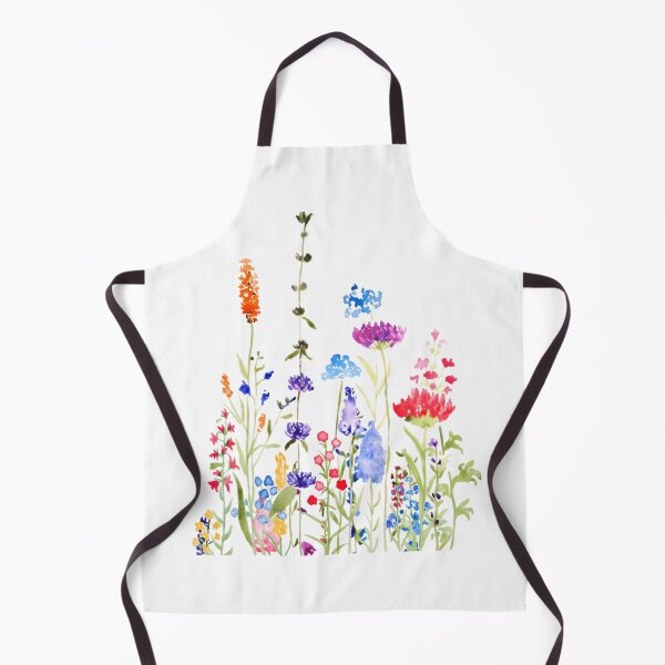 Item preview, Hand Painted Colorful Wild Flowers Watercolor Painting designed and sold by mendelsonGenz.