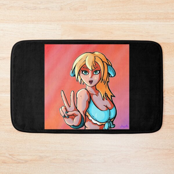 Item preview, Vibrant Animated Character with Peace Sign designed and sold by Catsi-Nook-Art.
