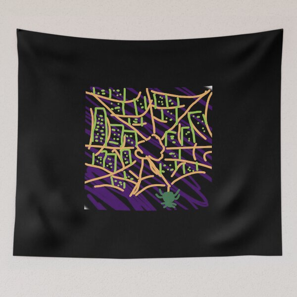 Item preview, Spooky Spider Web Art designed and sold by PeaceTypo.
