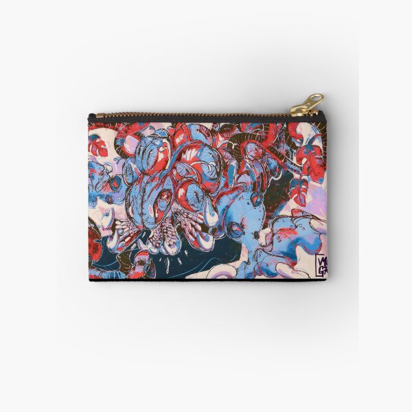 Item preview, Abstract Red and Blue Creature Art designed and sold by TomatiLove.