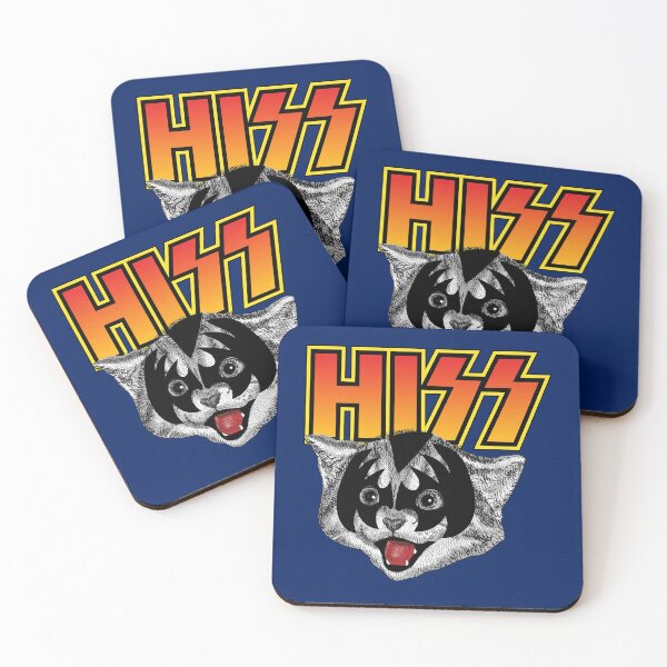 Item preview, Hiss Funny Rock Band Cat Parody designed and sold by ladonnaholmes.
