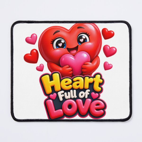 Item preview, Heart Full of Love Cute 3D Heart Emoji Valentine designed and sold by MR4me.