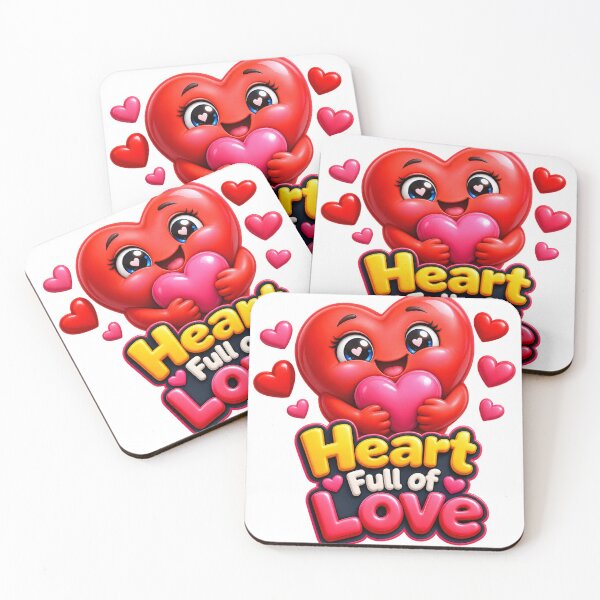Item preview, Heart Full of Love Cute 3D Heart Emoji Valentine designed and sold by MR4me.