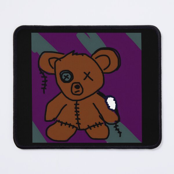 Item preview, Cute and Creepy Stuffed Bear Illustration designed and sold by PeaceTypo.