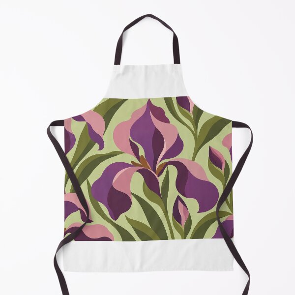 Item preview, Purple Iris Floral Pattern designed and sold by MarloKeylan.