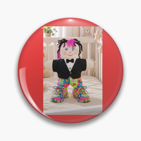 Item preview, Colorful Handmade Rag Doll in Tuxedo designed and sold by Marina Langer Wildlife Art..
