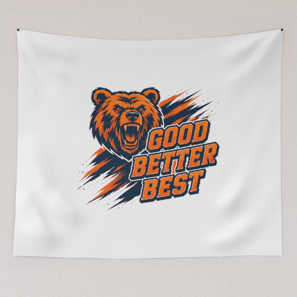 Item preview, Roaring Bear Good Better Best Sports Fan T-Shirt designed and sold by MLETEM-P.