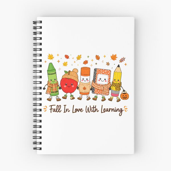 Item preview, Fall In Love With Learning Cute School Supplies Autumn designed and sold by MLETEM-P.