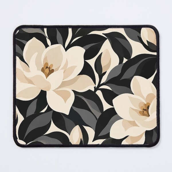 Item preview, White Magnolia Pattern designed and sold by MarloKeylan.